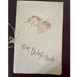 Vintage M.H. Renken Dairy Co Brooklyn NY Our Baby's Book Keepsake Journal Unused